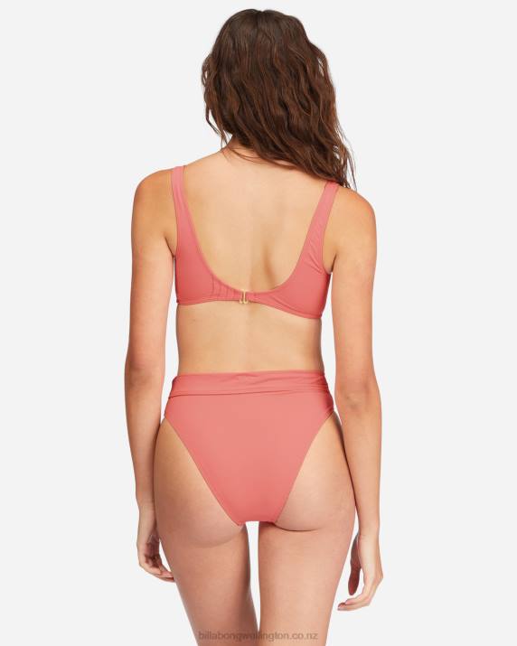 Women Lifes A Peach Billabong Sol Searcher Seamed Tank Bralette Bikini Top 80P81550