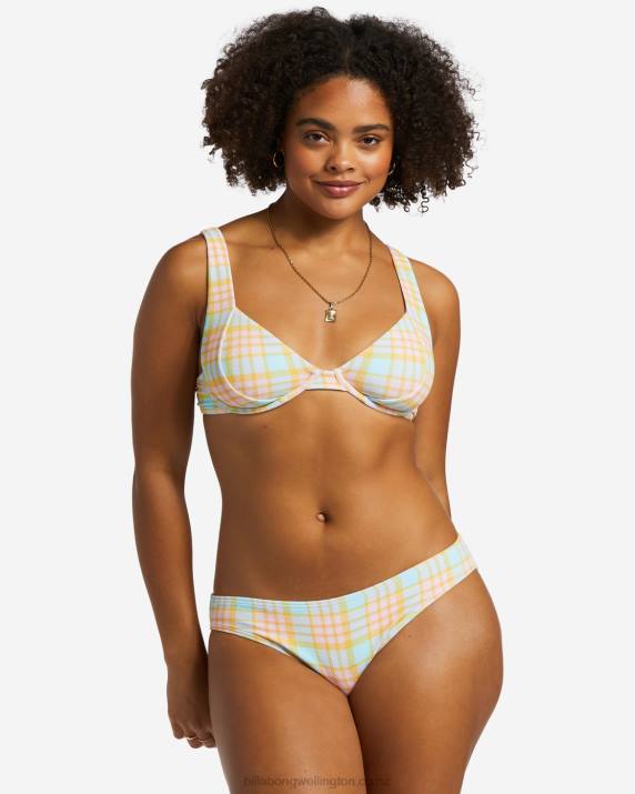 Women Multi Billabong Check Please Emma Underwired Bikini Top 80P81176