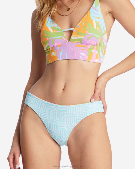 Women Multi Billabong Dreamland Reversible Cami Bikini Top 80P81424