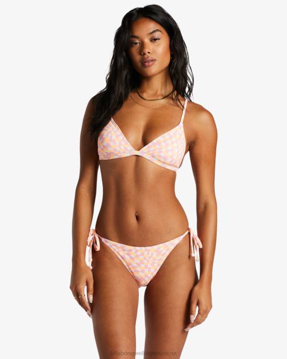 Women Multi Billabong Island Song Ceci Triangle Bikini Top 80P81386