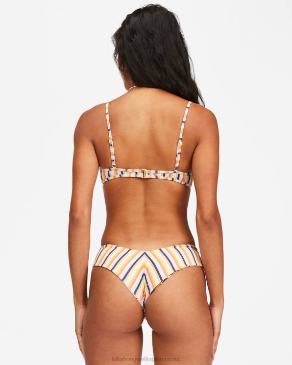 Women Multi Billabong Postcards From Paradise Charlie Fixed Triangle Bikini Top 80P81662