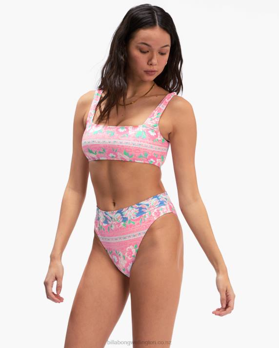Women Multi Billabong Secret Paradise Tank Bikini Top 80P81681