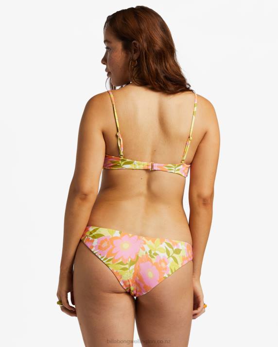Women Multi Billabong Summer Folk Bralette Bikini Top 80P81180