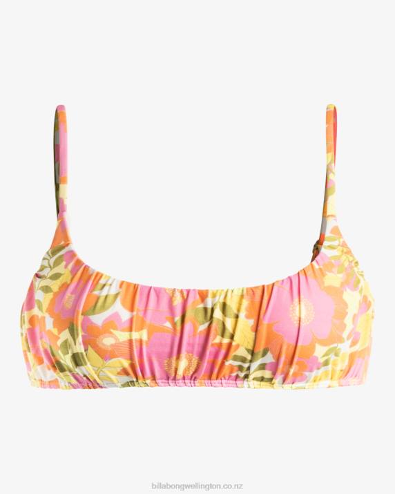 Women Multi Billabong Summer Folk Bralette Bikini Top 80P81180