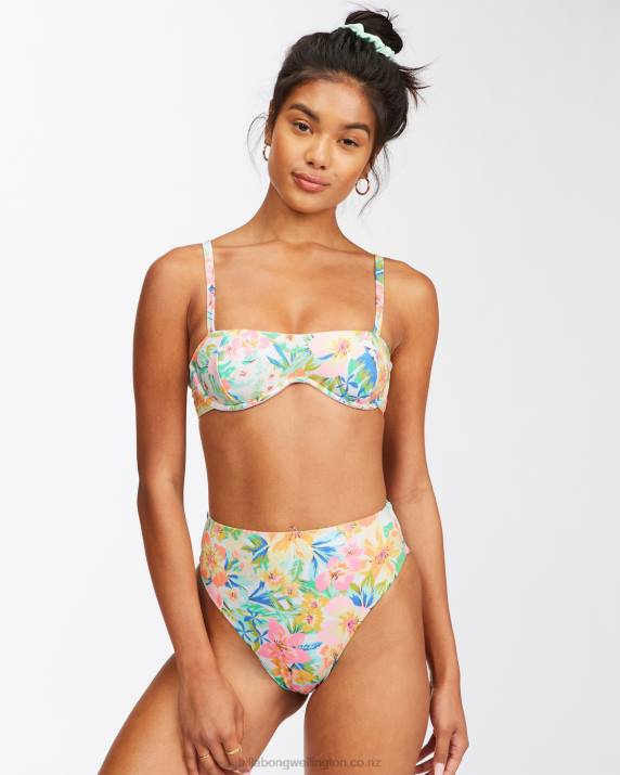Women Multi Billabong Sweet Tropics Underwire Bikini Top 80P81588