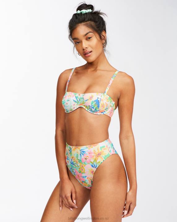 Women Multi Billabong Sweet Tropics Underwire Bikini Top 80P81588