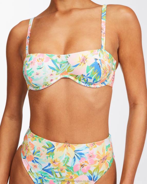 Women Multi Billabong Sweet Tropics Underwire Bikini Top 80P81588