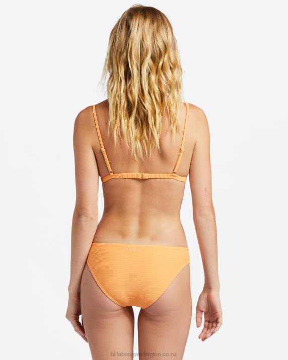 Women Orange Peel Billabong Tanlines Ceci Triangle Bikini Top 80P81407