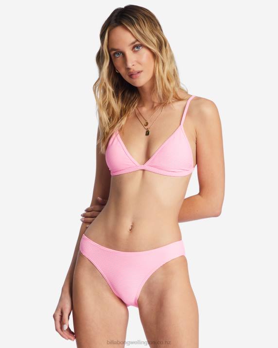 Women Pink Daze Billabong Tanlines Ceci Triangle Bikini Top 80P81490