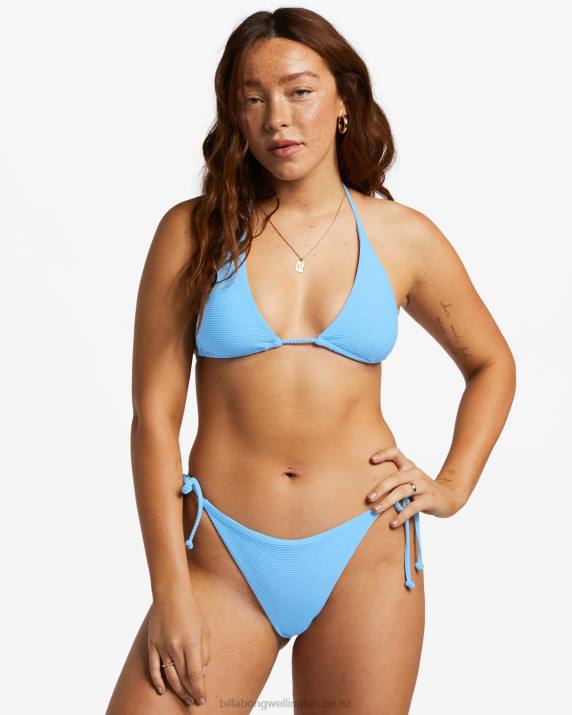 Women Summer Sky Billabong Tanlines Multi Triangle Bikini Top 80P81207
