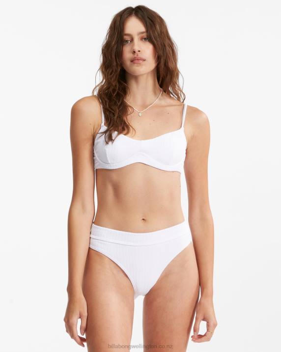 Women White Billabong Sunrays Kenzley Underwire Bikini Top 80P81566