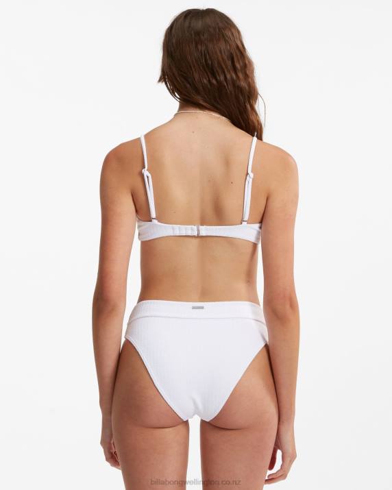 Women White Billabong Sunrays Kenzley Underwire Bikini Top 80P81566