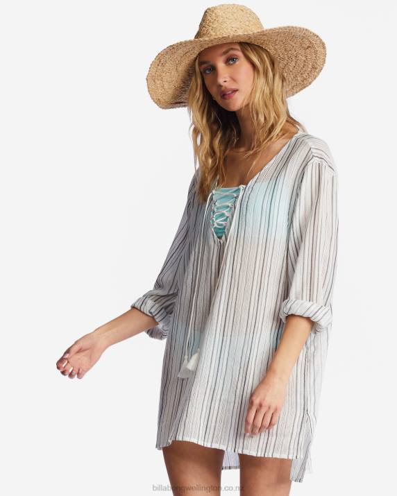 Women Multi Billabong Blue Skies Swim Cover Up 80P81709