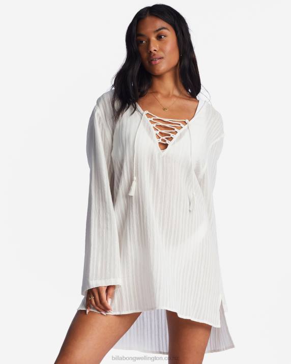 Women Salt Crystal Billabong Blue Skies Swim Cover Up 80P81701