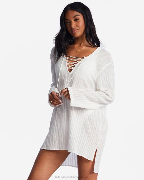 Women Salt Crystal Billabong Blue Skies Swim Cover Up 80P81701