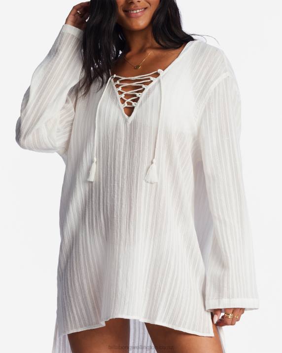 Women Salt Crystal Billabong Blue Skies Swim Cover Up 80P81701