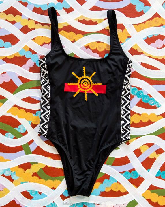 Women Black Billabong Otis Sunrise One-Piece Swimsuit 80P81513